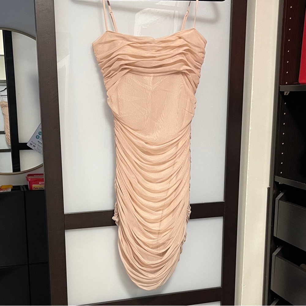 BABATON Pink Mini Dress
